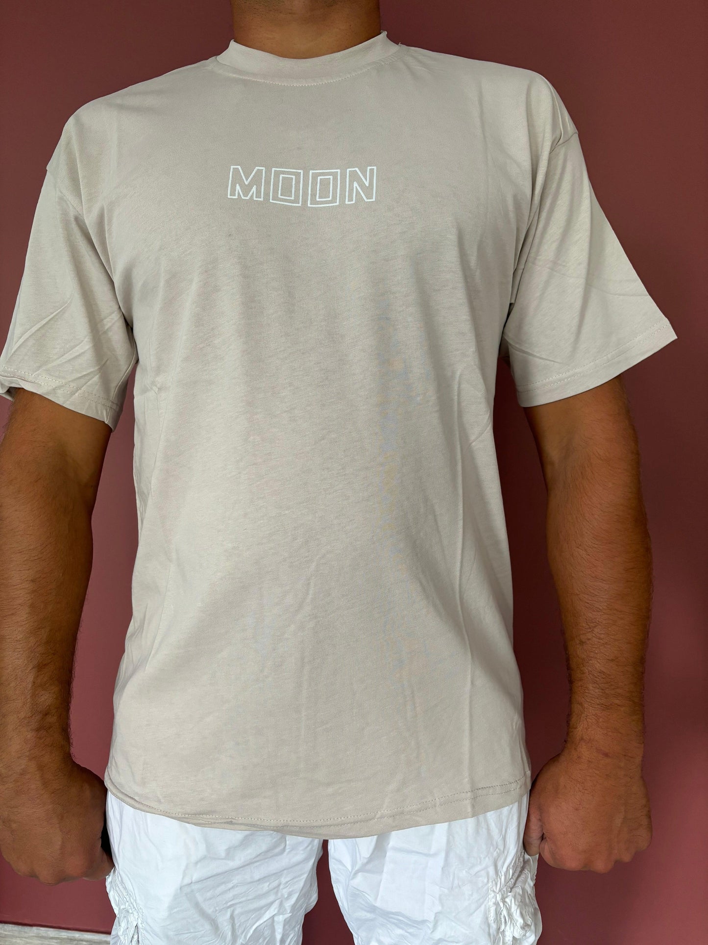 teeshirt lune beige - Seizecollection