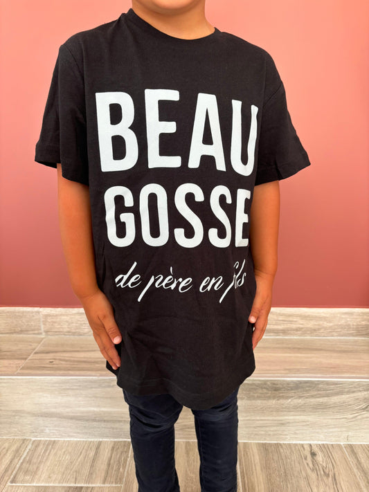 teeshirt BEAU GOSSE noir - Seizecollection