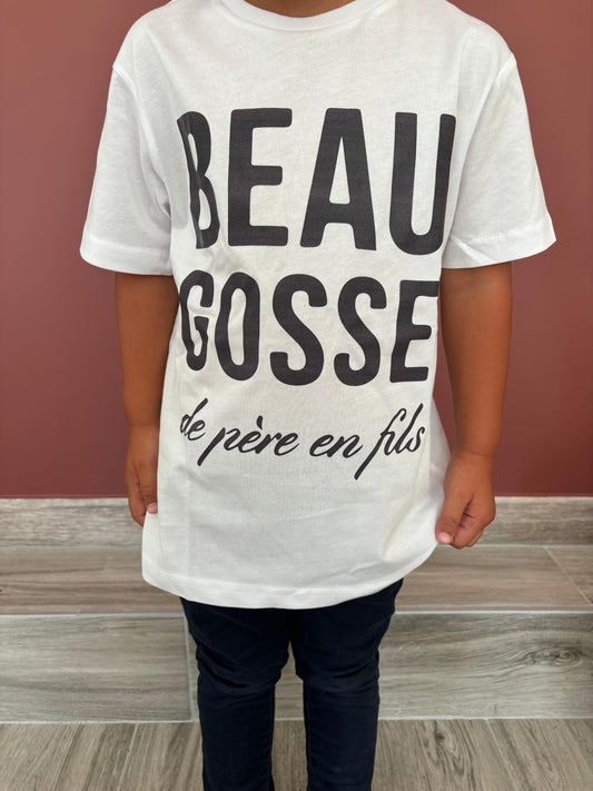 teeshirt BEAU GOSSE blanc - Seizecollection