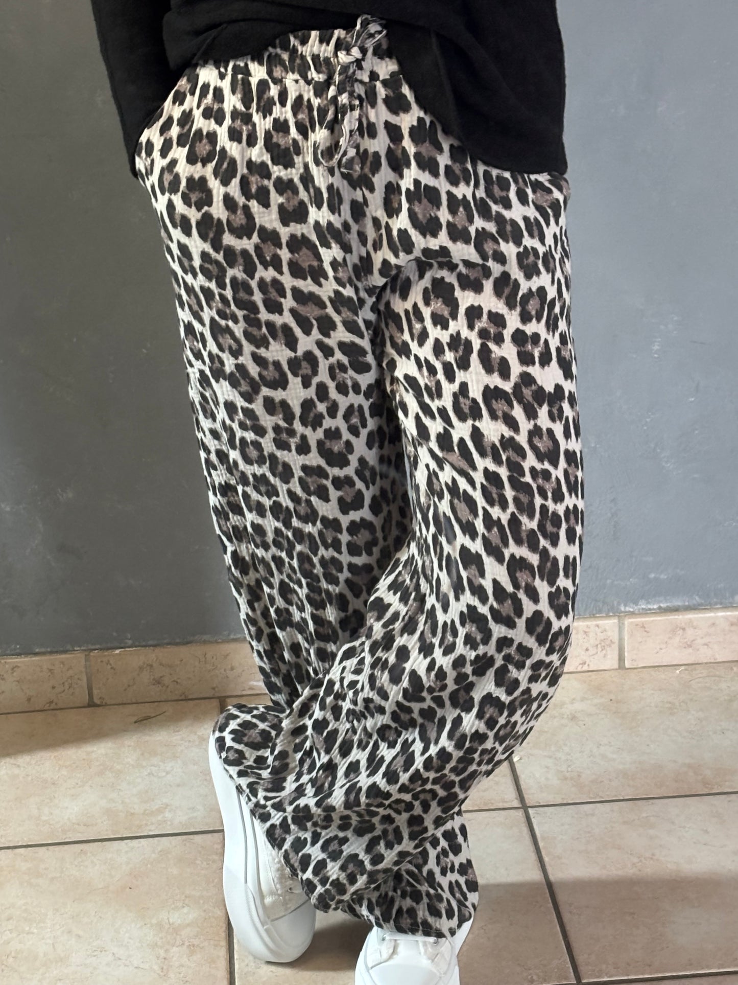 Pantalon léopard