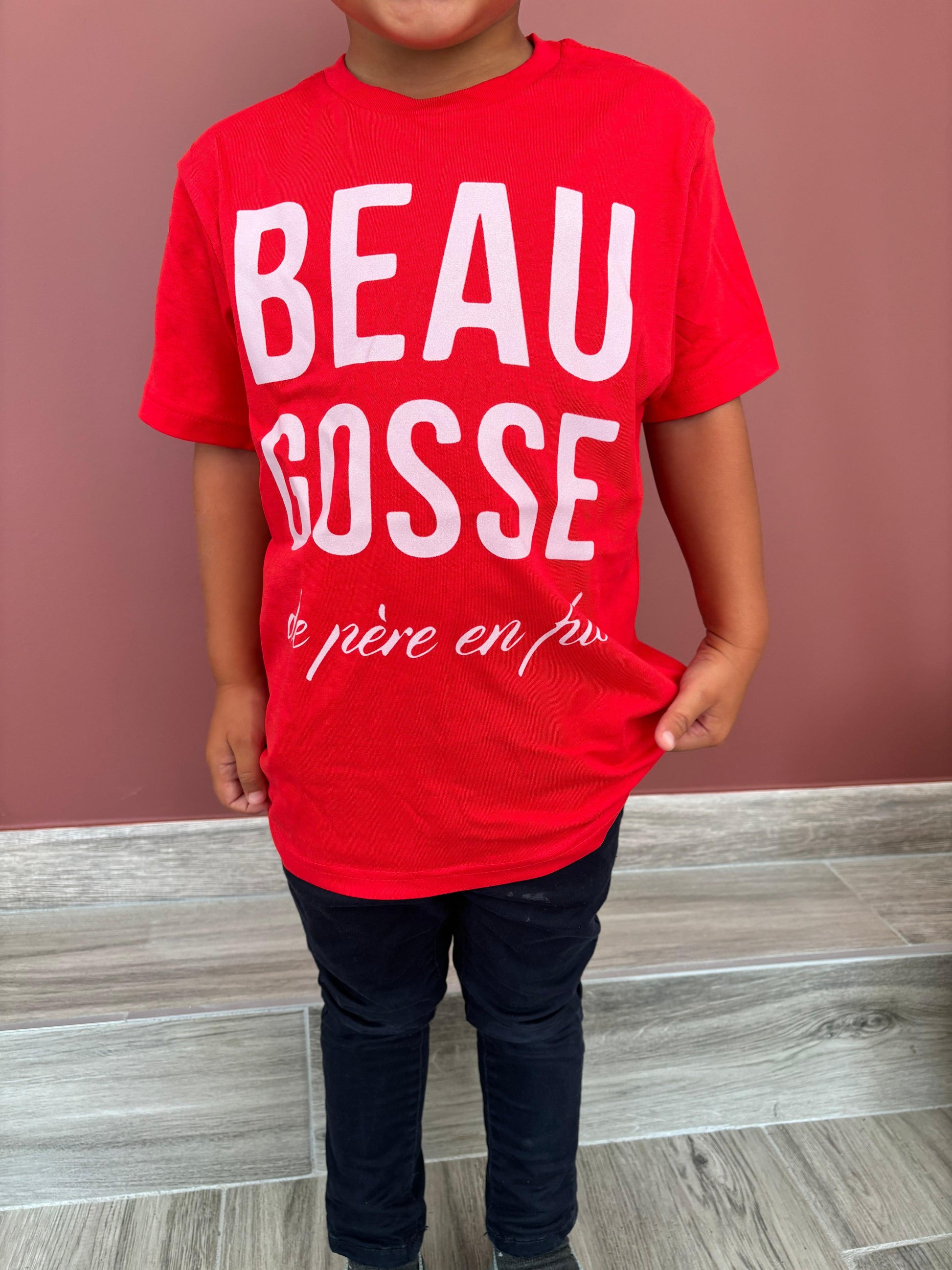 teeshirt BEAU GOSSE rouge - Seizecollection