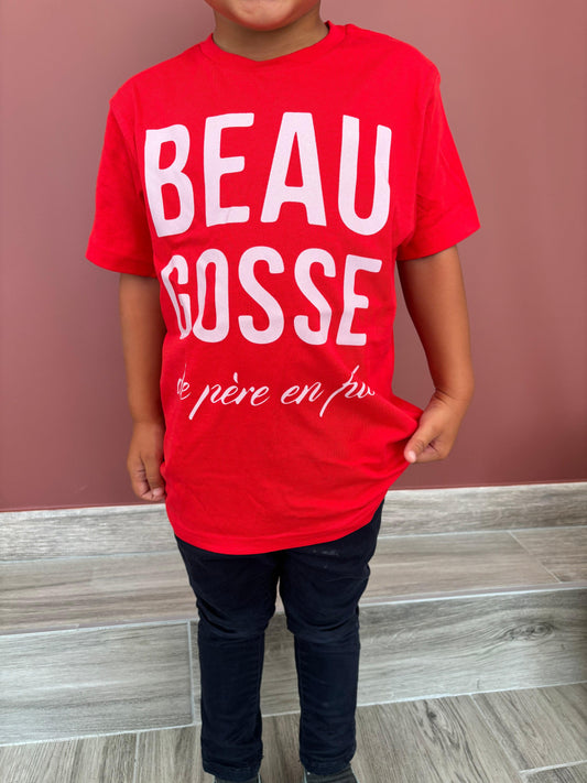 teeshirt BEAU GOSSE rouge - Seizecollection